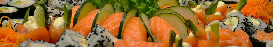 Eating Japanese Sushi at KOBI House Hibachi Grill & Sushi restaurant in Hyannis, MA.